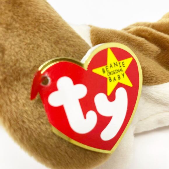 TY Vintage Dog "Tracker" Beanie Baby - Picture 5 of 11